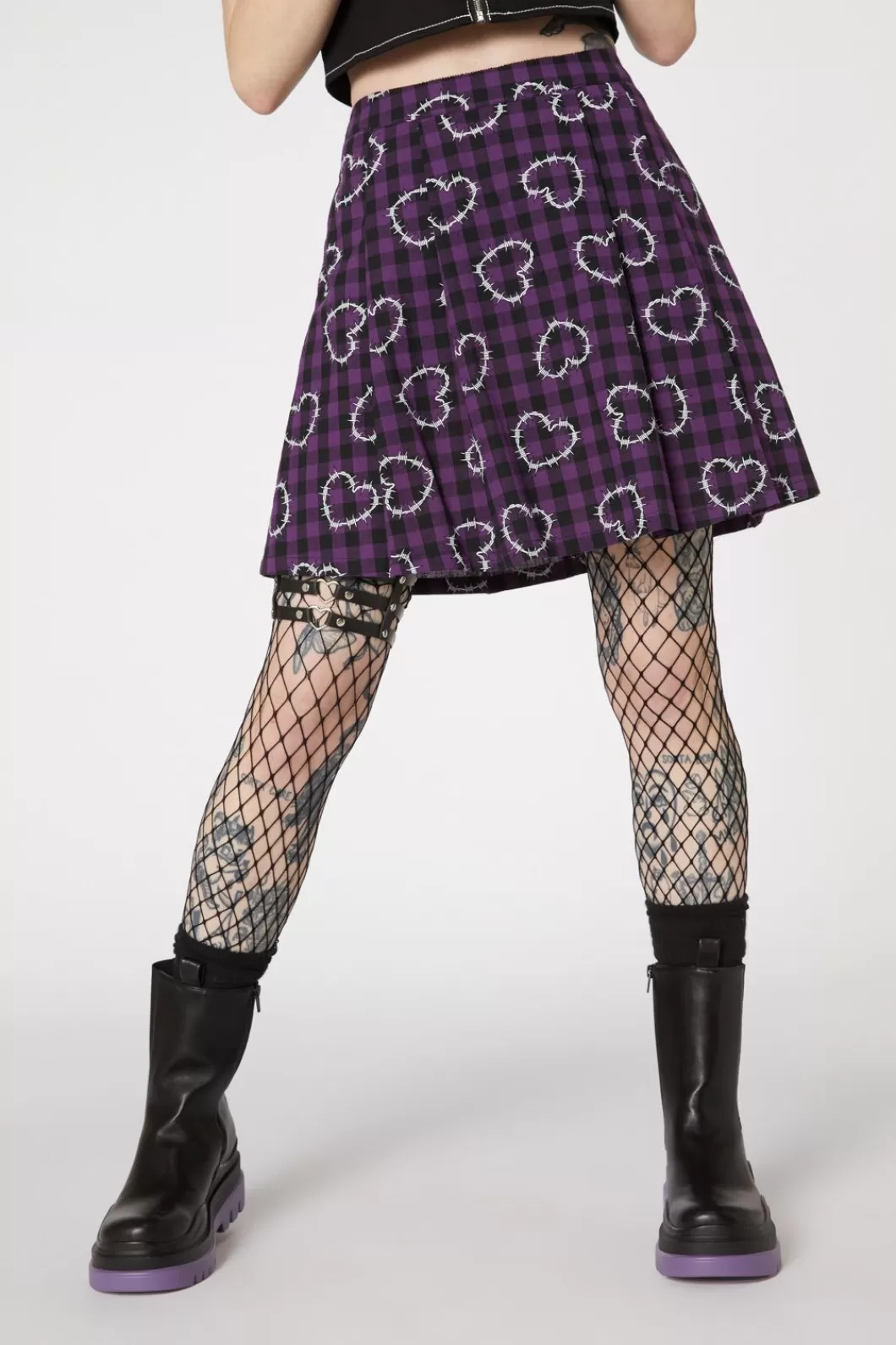 Skirts & Skorts<Dangerfield Barbed Heart Check Skirt