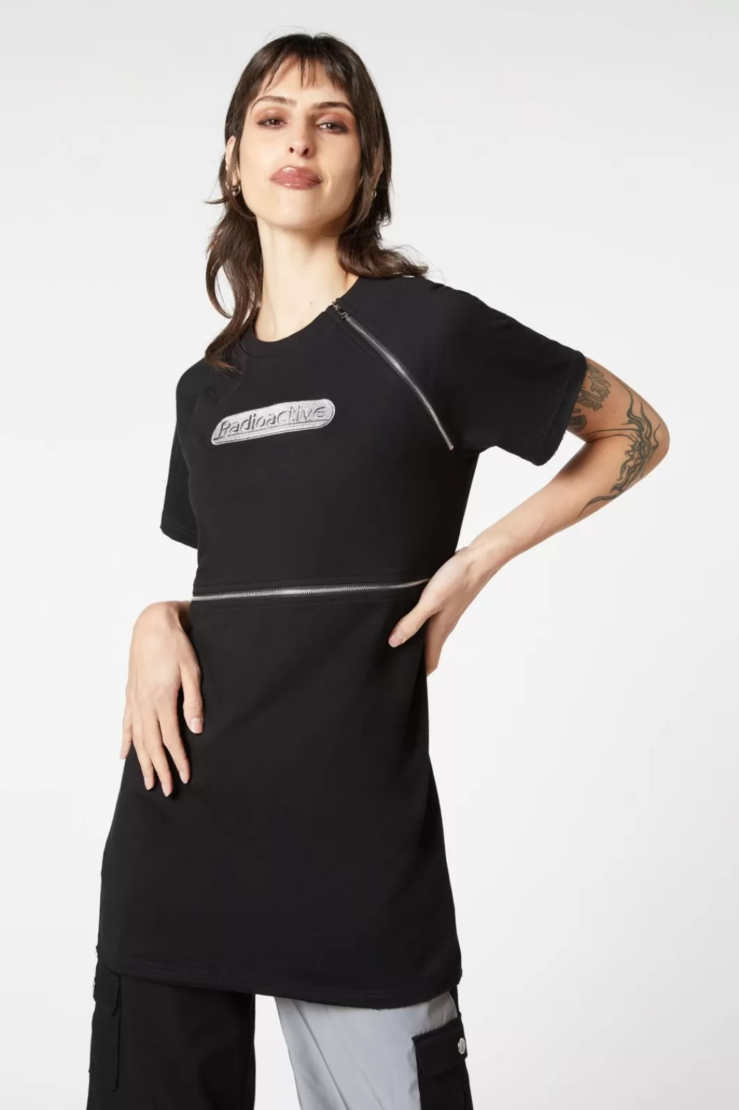 Dresses & Pinafores<Dangerfield Radioactive Raver Tee Dress